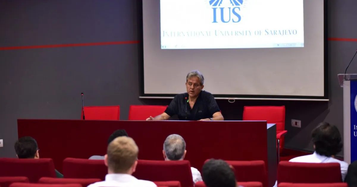 Prof. Dr. Metin Boşnak held a lecture at IUS