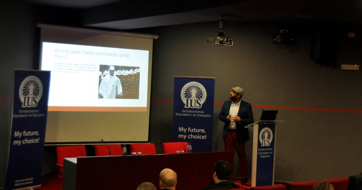 Lecture of Dr. Jared O’Neil Bell “Africa and Withdrawal from ICC” Held at IUS