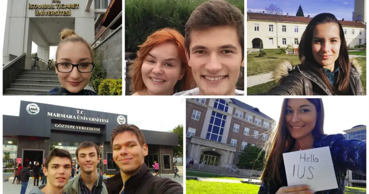 IUS Students on student exchanges around the world