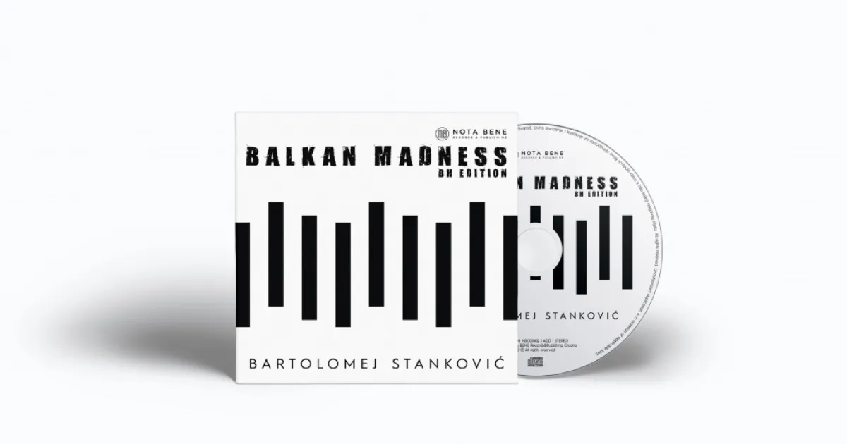 IUS student Faruk Garib designed the visual identity of the CD "Balkan Madness - BH edition"