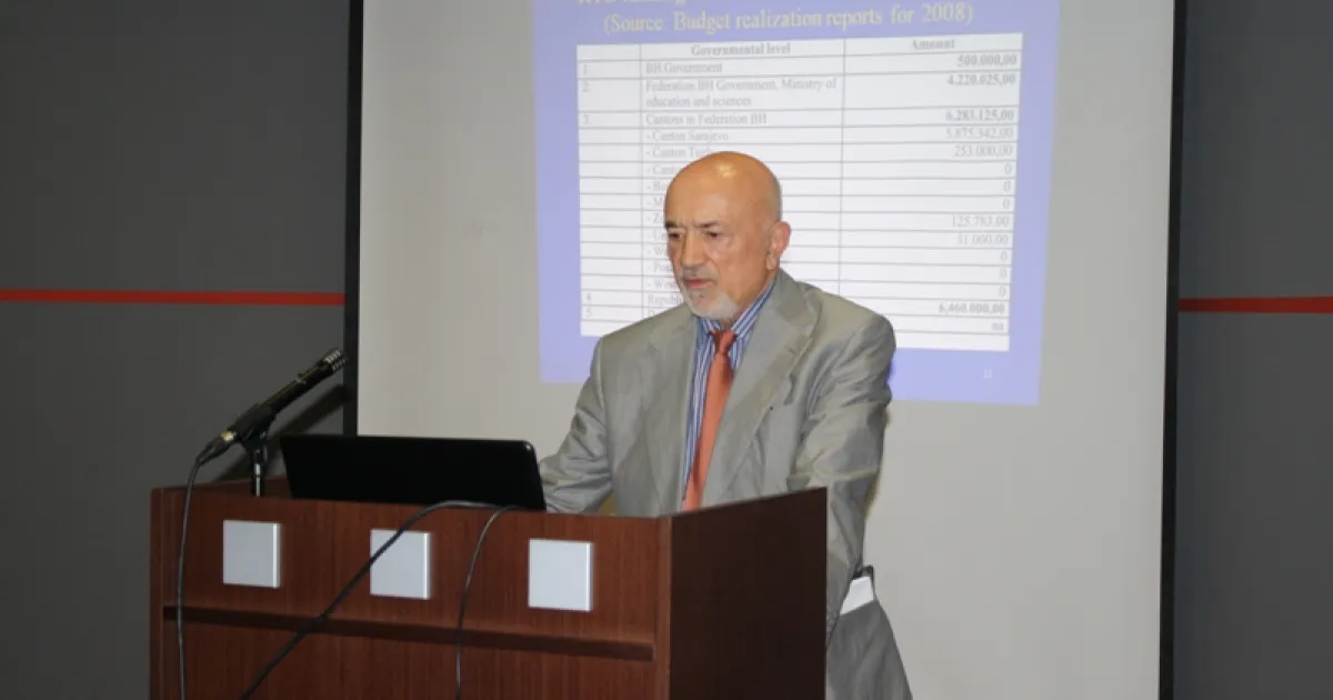 SARAJEVO LECTURE SERIES: Symposium on "Globalization of Higher Education, the Balkan Situation, Public vs. Private Universities" attracts lots of attention 