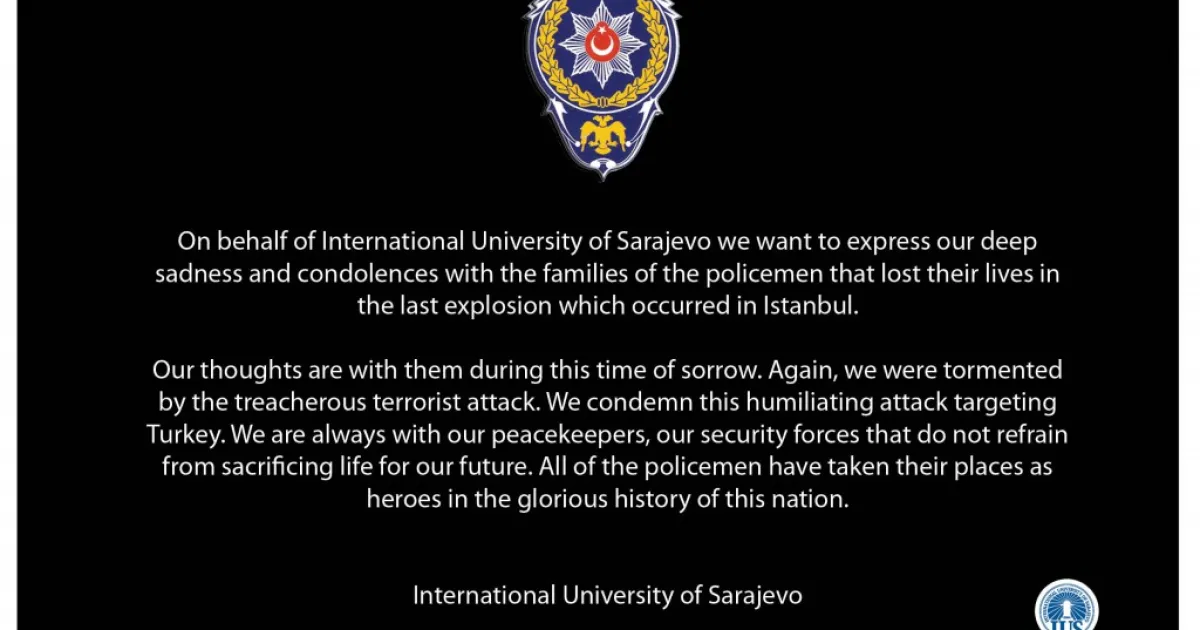Announcement on terrorist attack in Istanbul