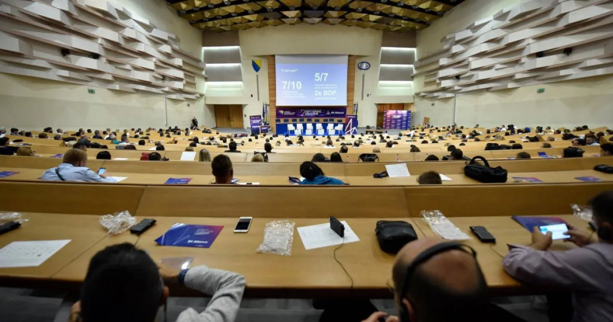 IUS Staff and students at the 2nd Conference on the potentials of the development of the software industry in BiH