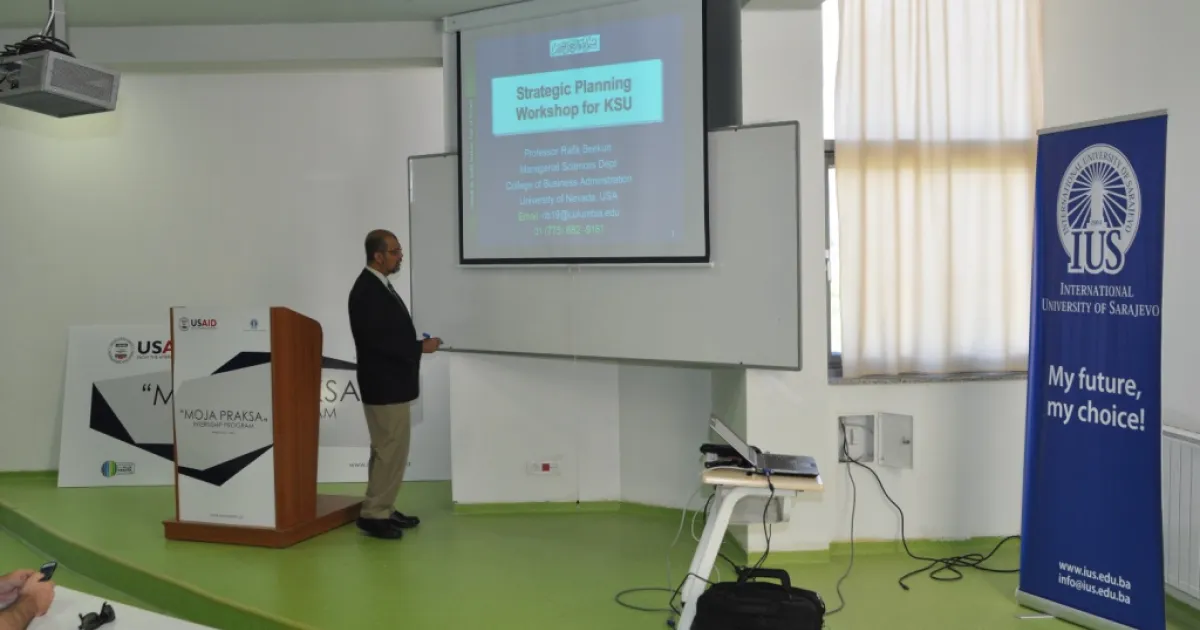 Prof. Dr. Rafik Beekun gave a series of lectures on ‘’Strategic planning’’