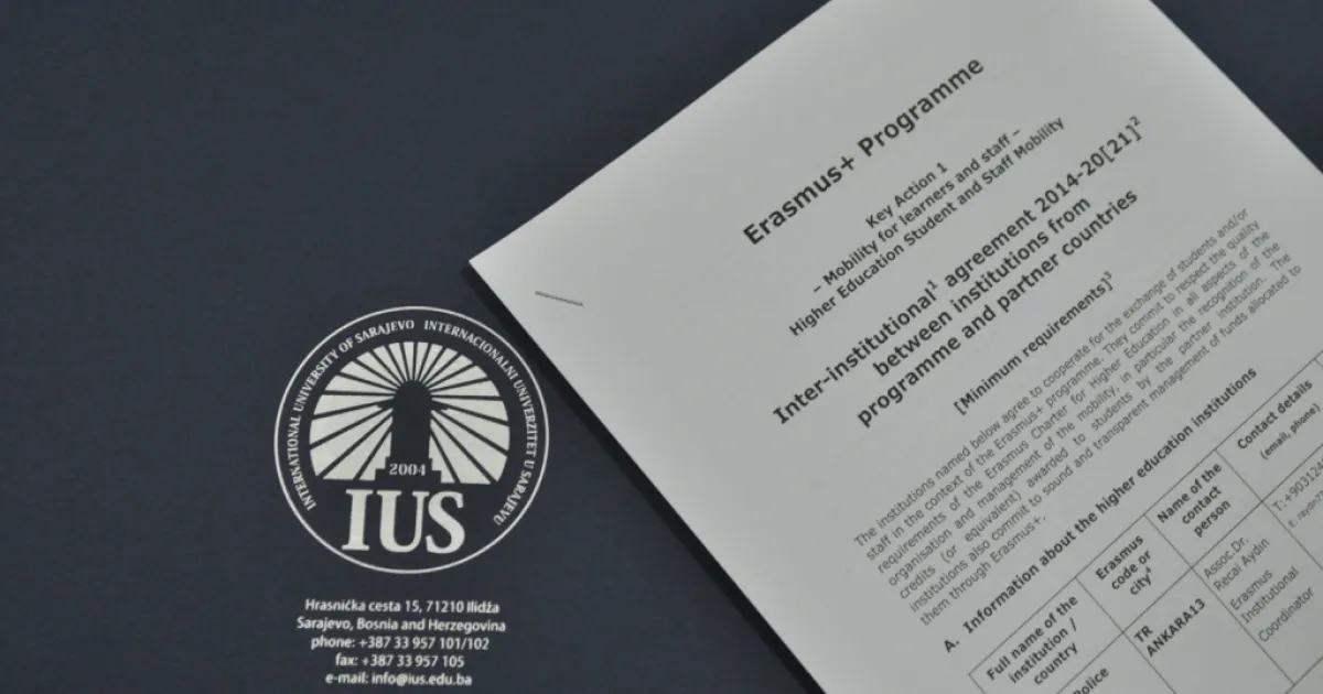 IUS signed the first Erasmus +bilateral agreement