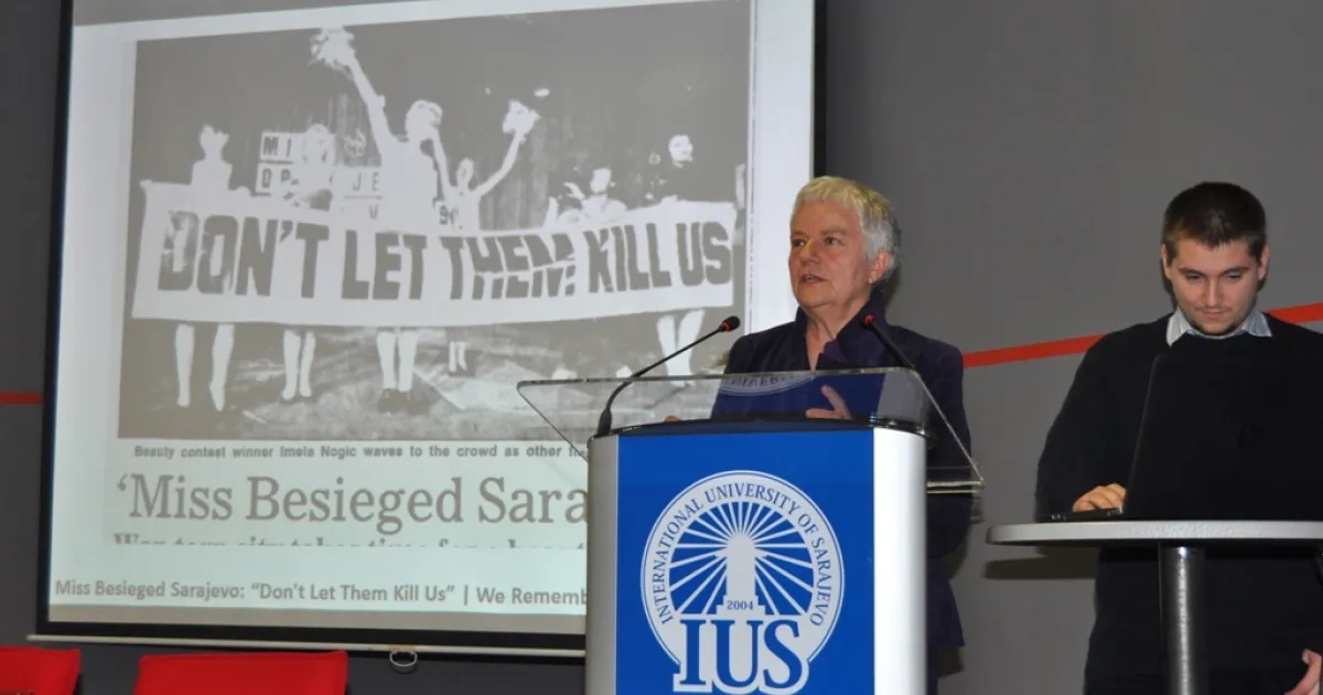 Lecture “Besieged Sarajevo Stage for a War Entertainment”