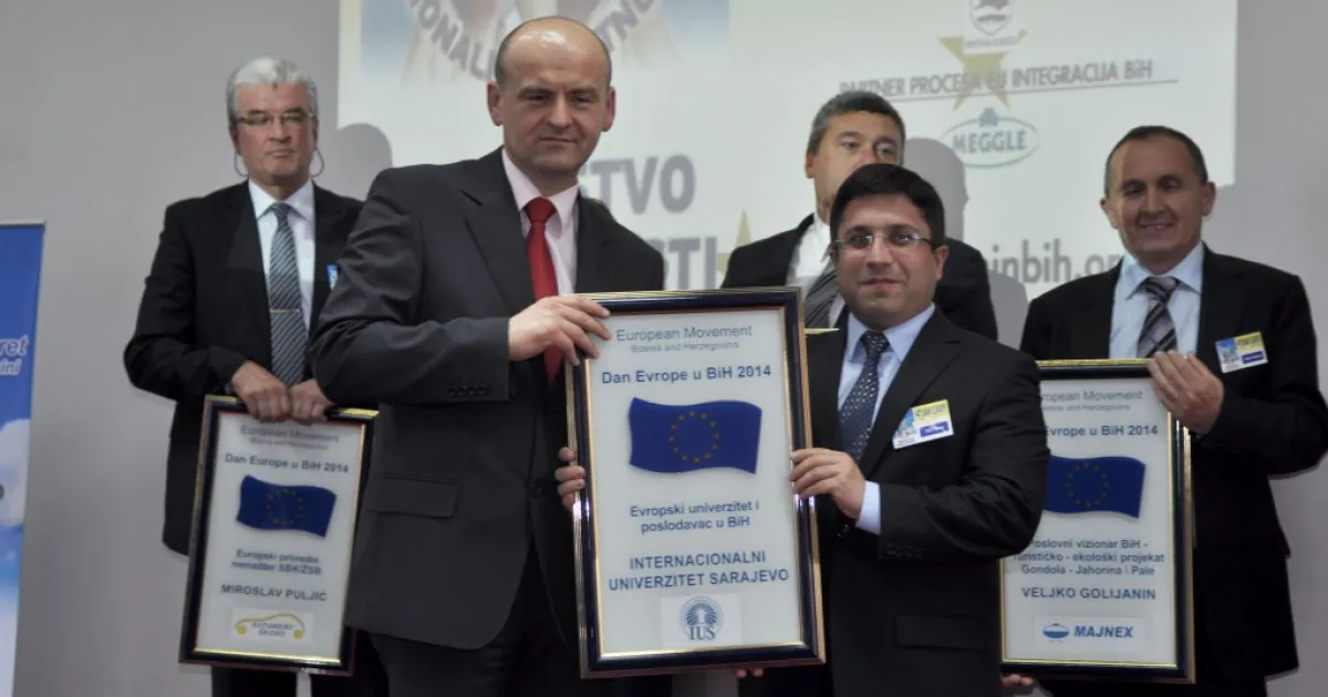 IUS awarded by European Movement in BiH