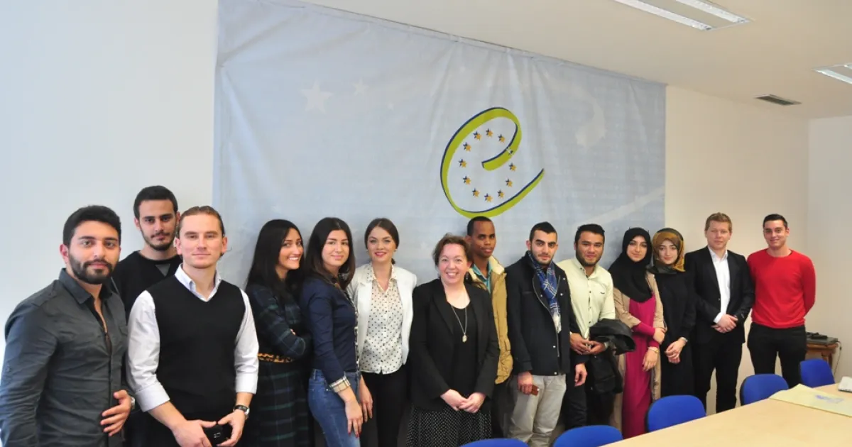 IUS students visited the Council of Europe