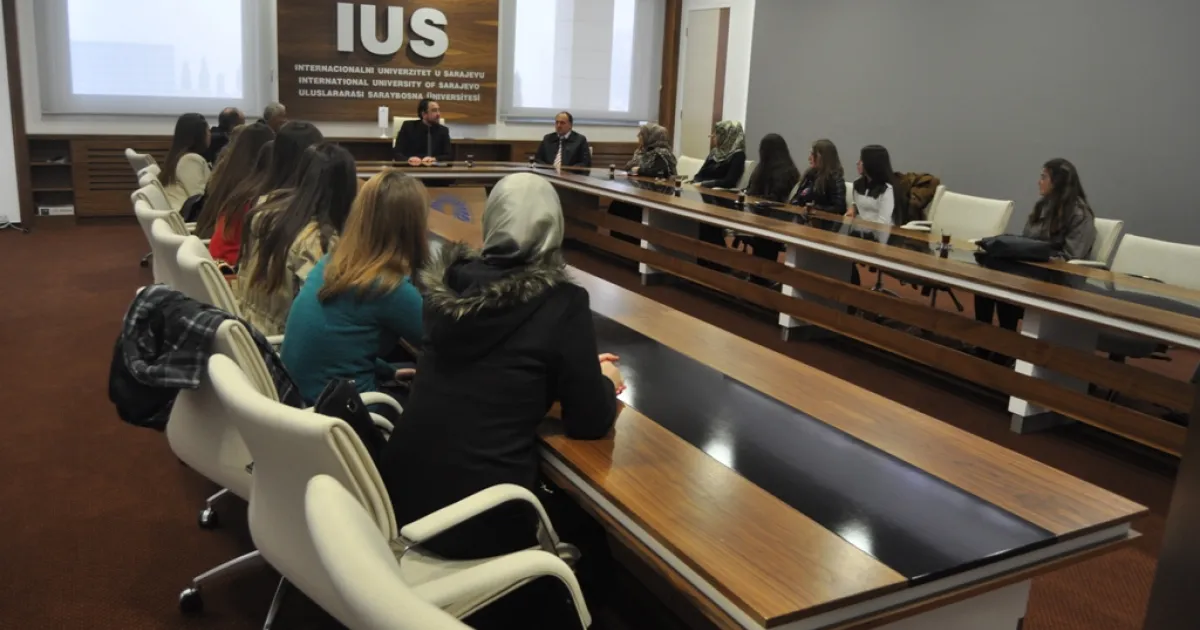 Meeting with students from Macedonia