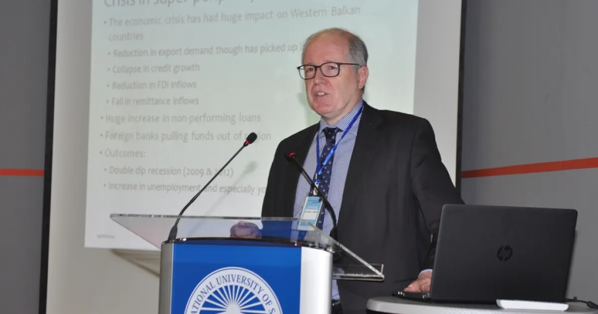 The First Sarajevo International Conference on "Global Crisis and Countries in Transition" held at IUS