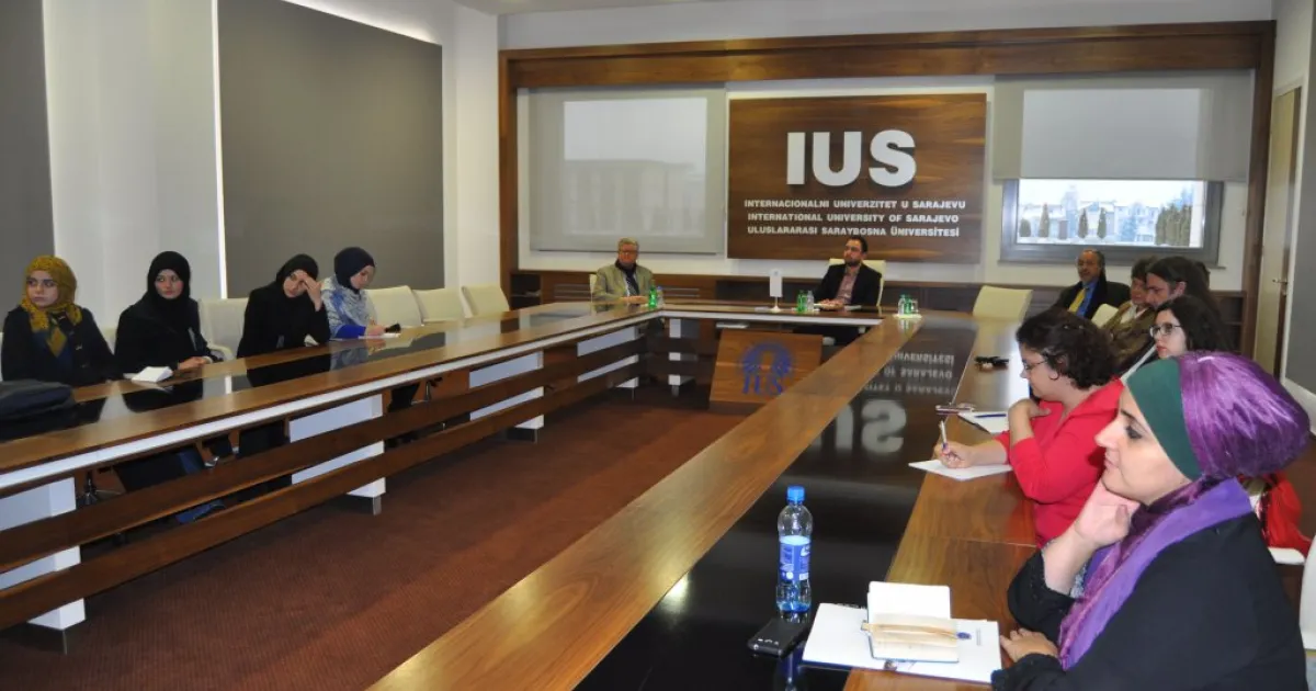 Prof. Dr. David Pettigrew gave a lecture at IUS