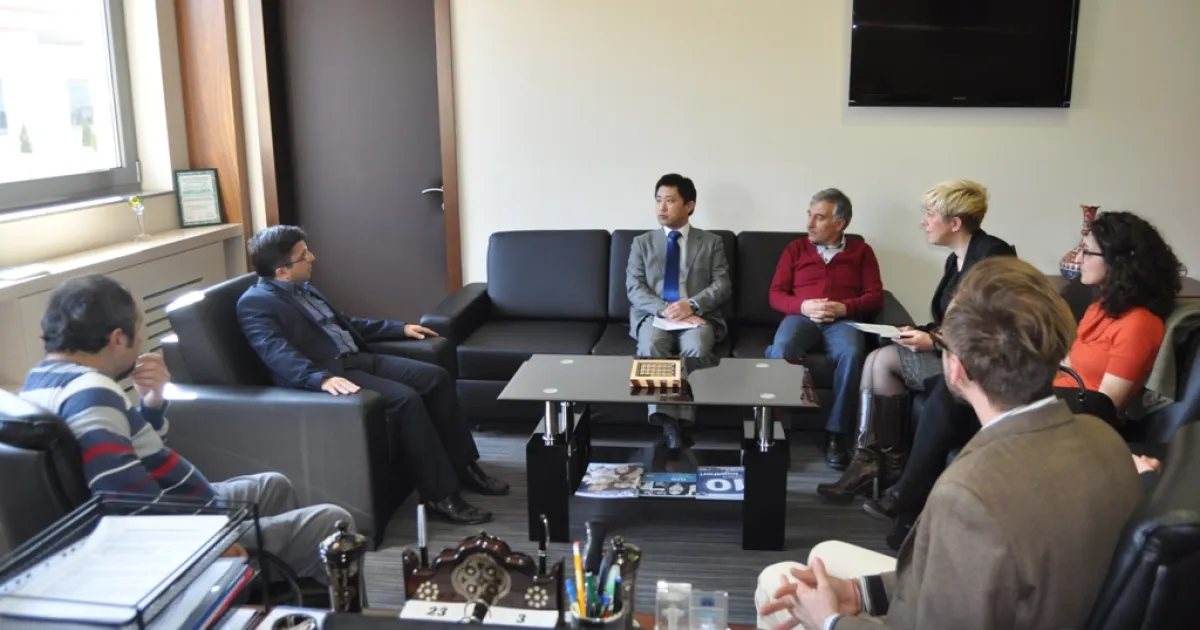 Representative of the Japanese Embassy visited IUS Rector