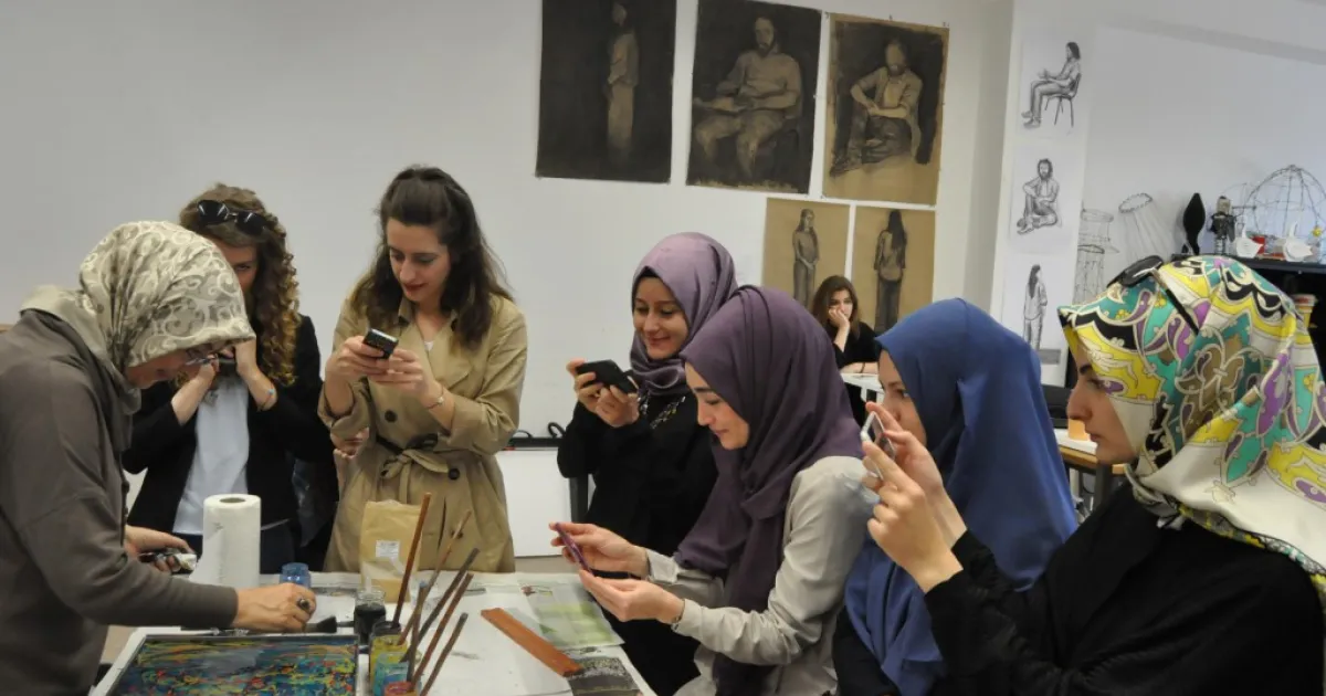 Master of Ebru Nihal Türe Held a Workshop at IUS