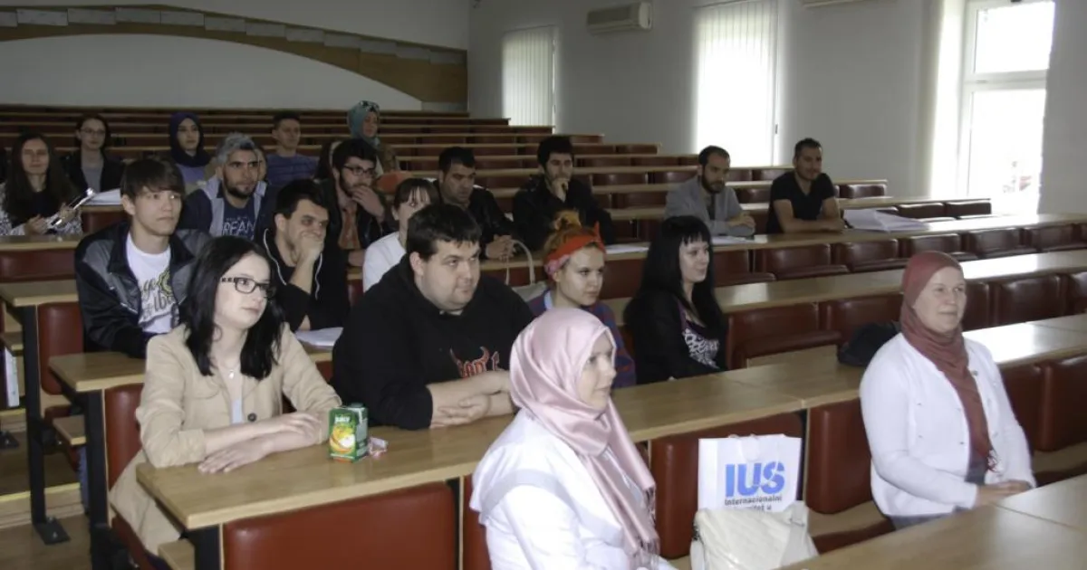 The ELIT professors and students visited University in Mostar