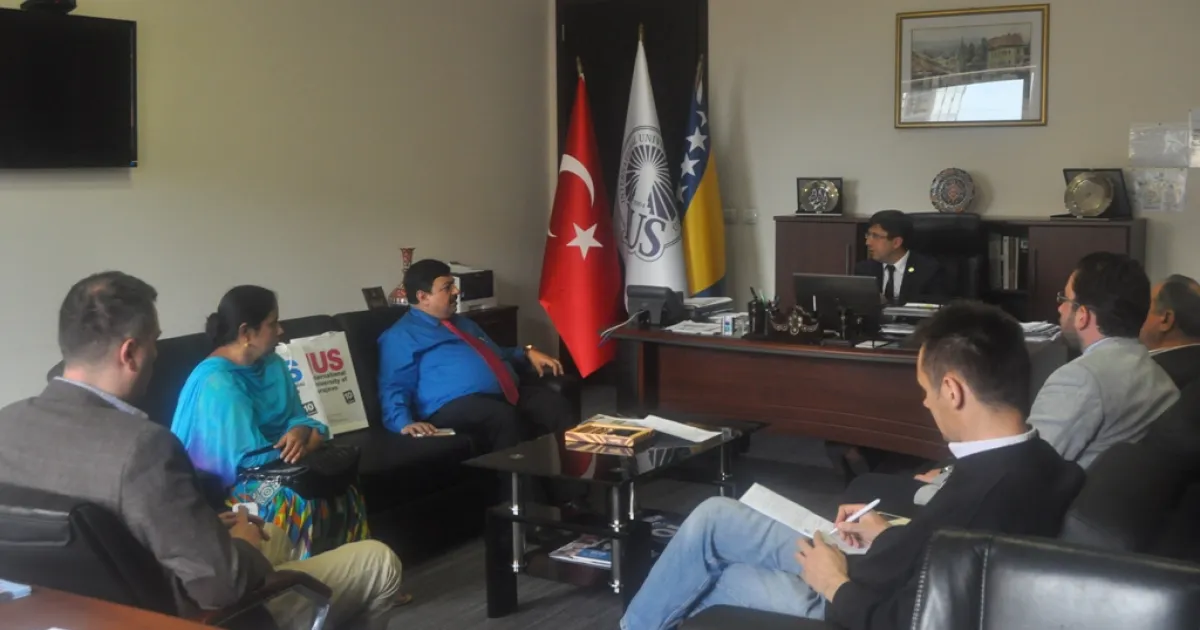 Athena Ventures President met with IUS Rector Prof. Dr. Yücel Oğurlu