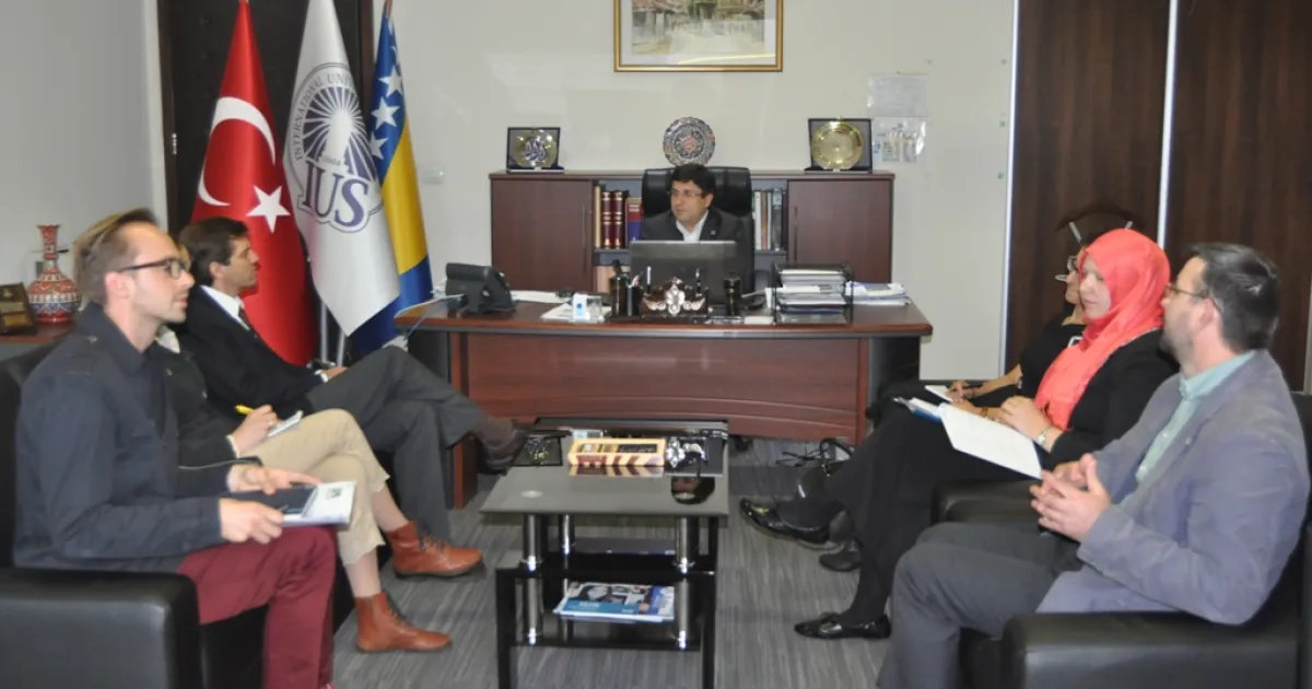 The Delegation of USA Embassy visited IUS