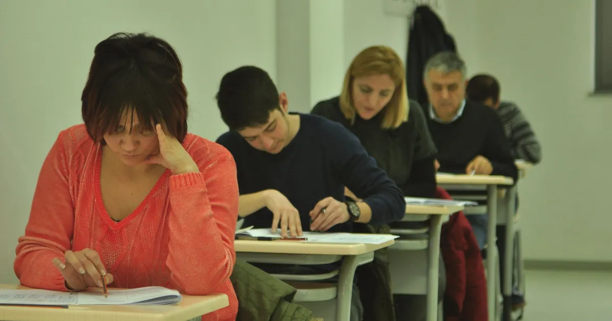 Fall semester Final examination of new students from Anatolia University