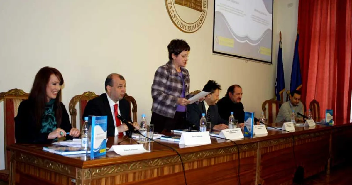 Rector and Vice Rector attend promotion at University of Sarajevo