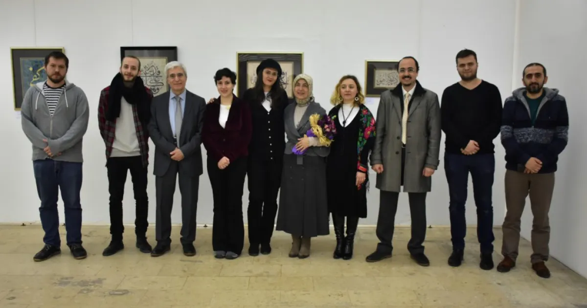 Ebru Exhibition by Nihal Türe Opened in Collegium Artisticum
