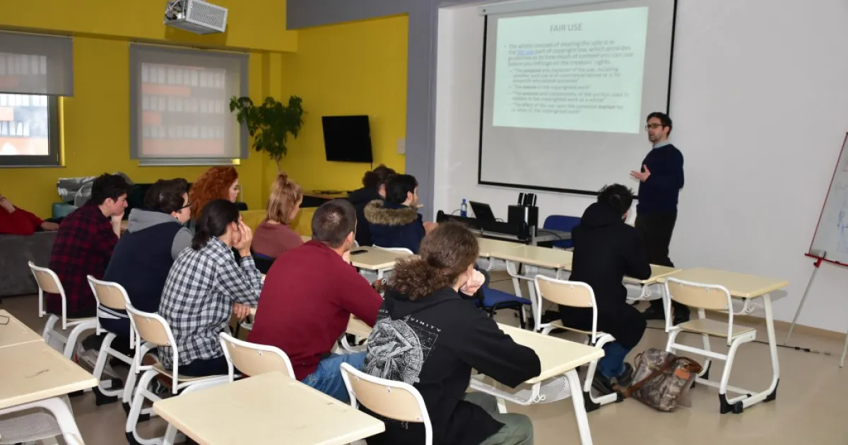 Dr. Mario Hibert held lecture on Copyright and Plagiarism