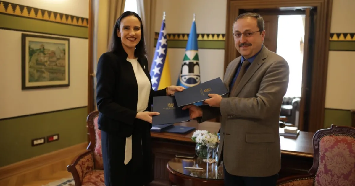 IUS and the City of Sarajevo Sign a Memorandum of Understanding