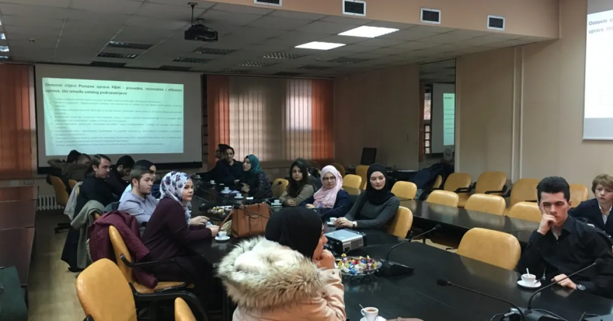  IUS Students Visited Tax Administration of the Federation of Bosnia and Herzegovina