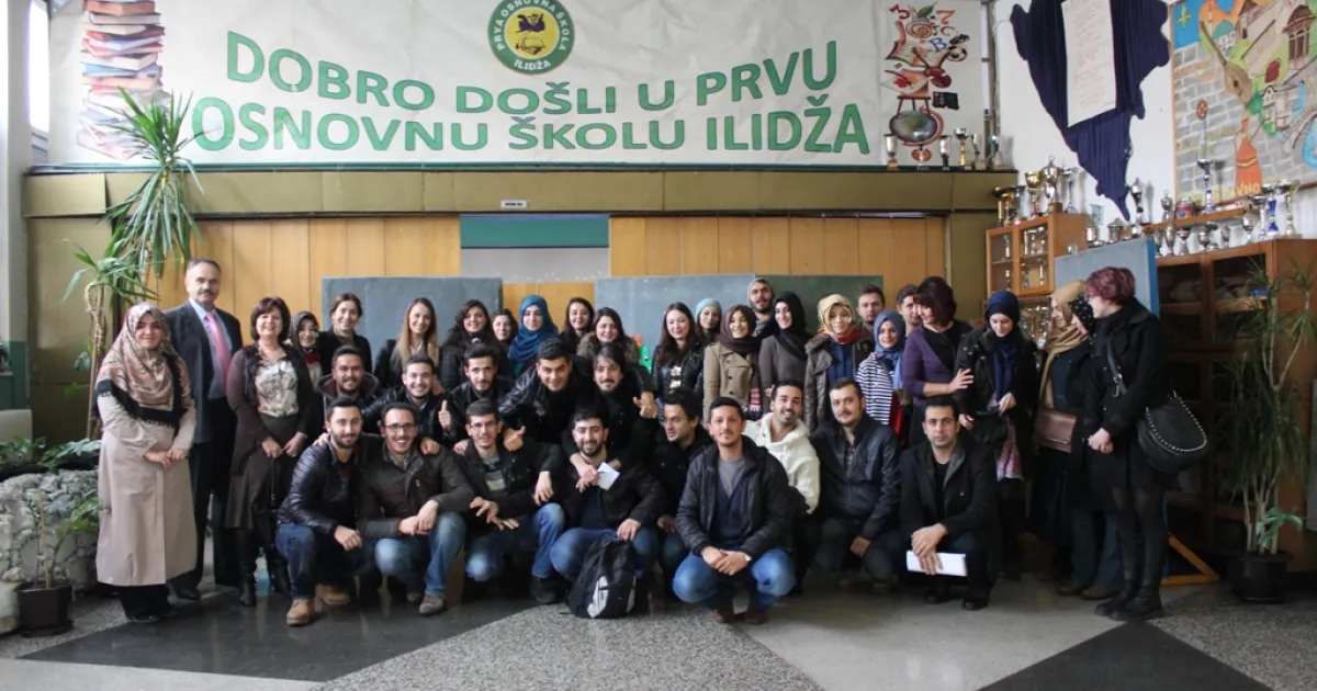 Visit to the First Primary School in Ilidža