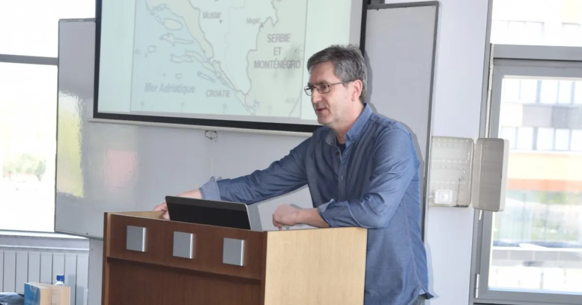  Lecture about the Srebrenica genocide 