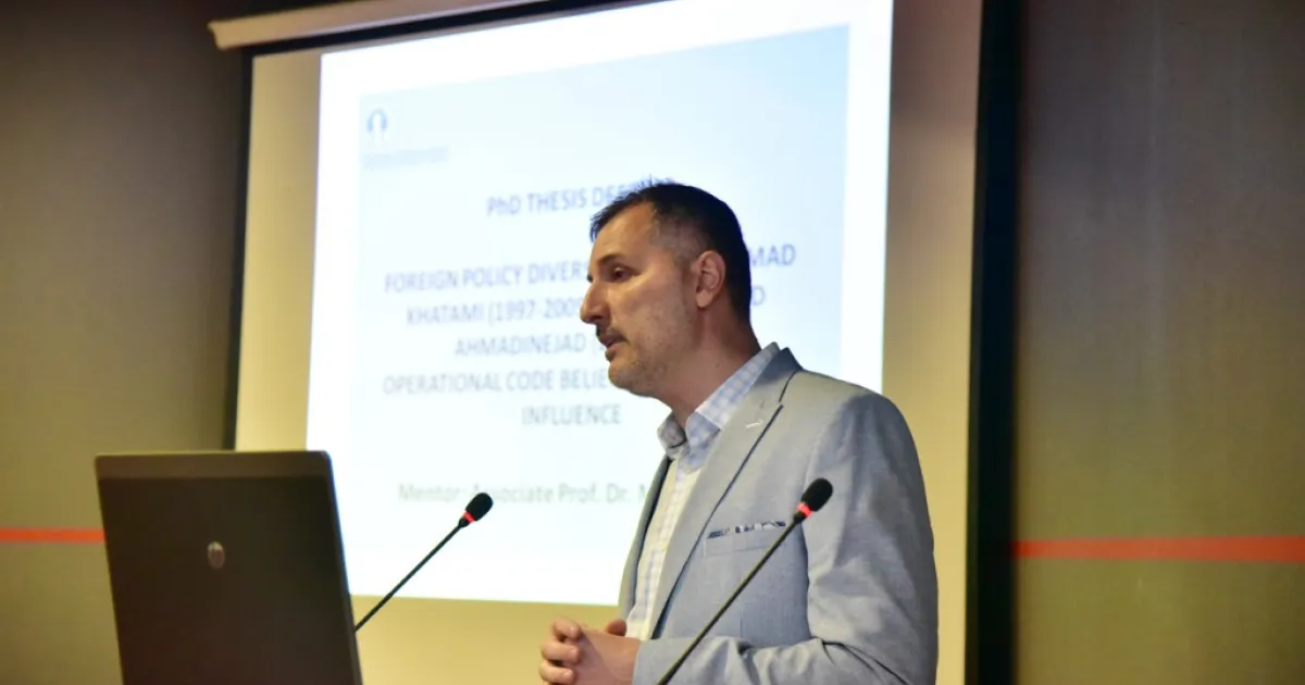 Emir Hadžikadunić defended his doctoral dissertation at IUS