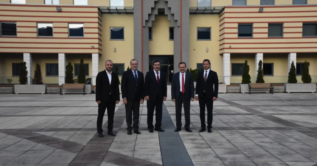 IUS was visited by Mr. Cevdet Yılmaz, Vice-Chairman and Chairmen of Foreign Affairs of AK Party