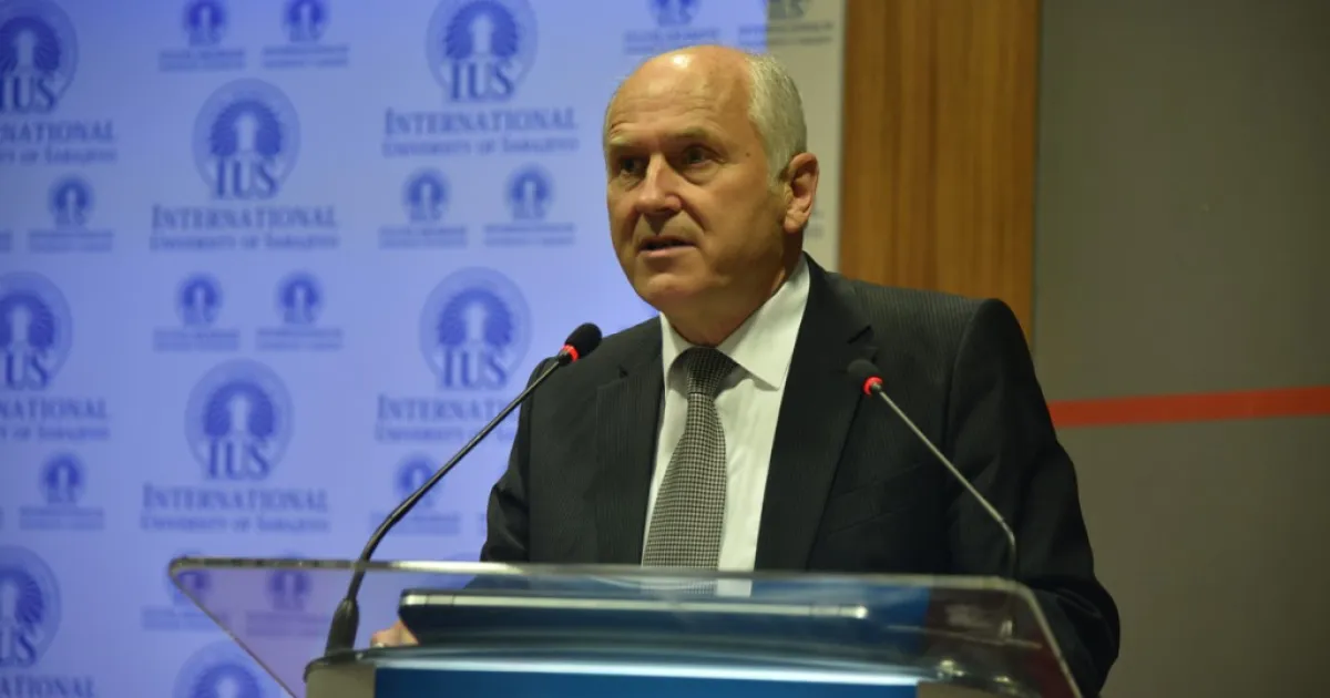 High Representative Valentine Inzko held lecture at IUS