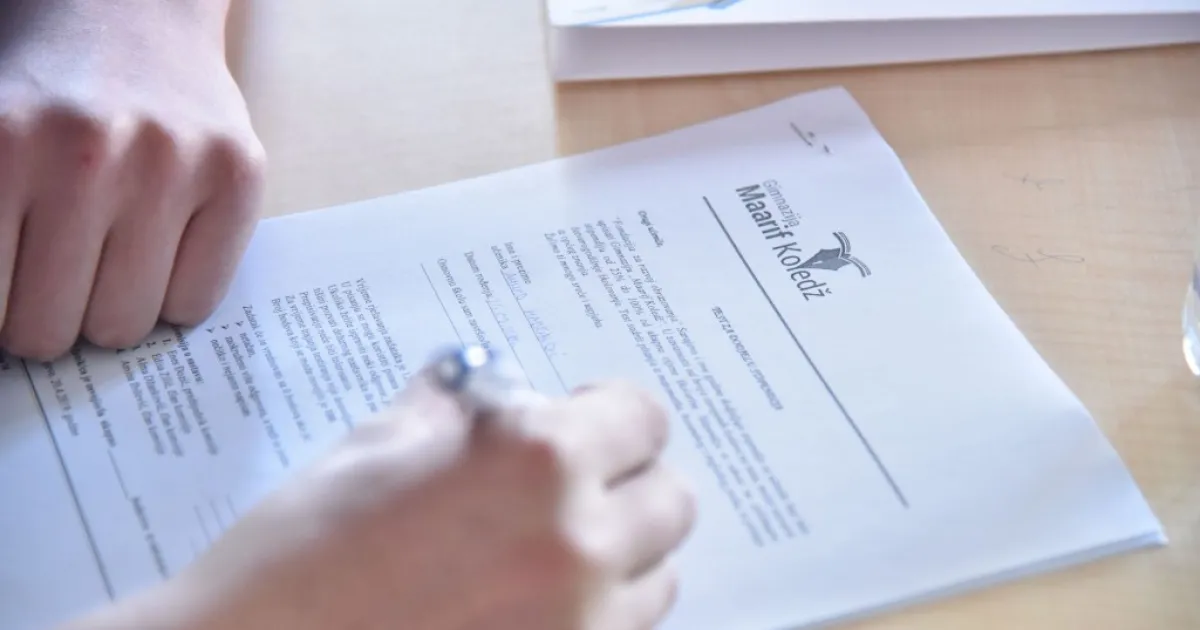 Testing for Scholarships Held in Gymnasium “Maarif Koledž”