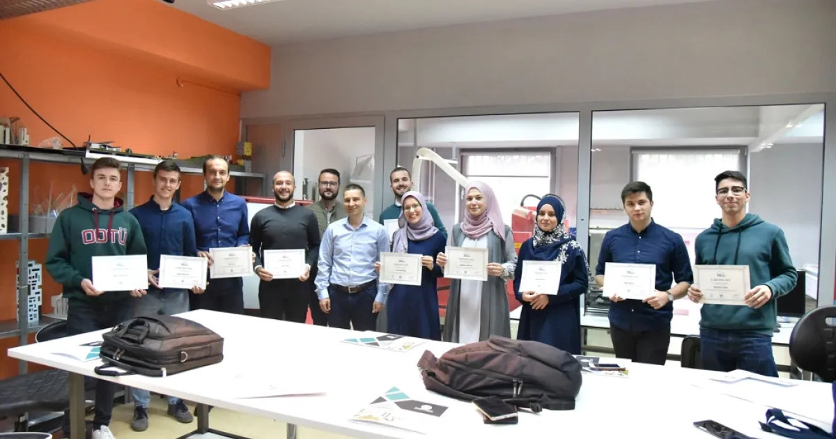 FENS Students of Both Genders Completed CNC Training