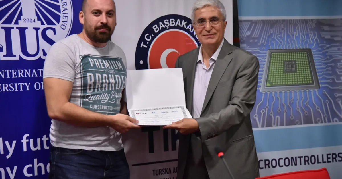 Harun Muhić: This certificate will make difference in my further education