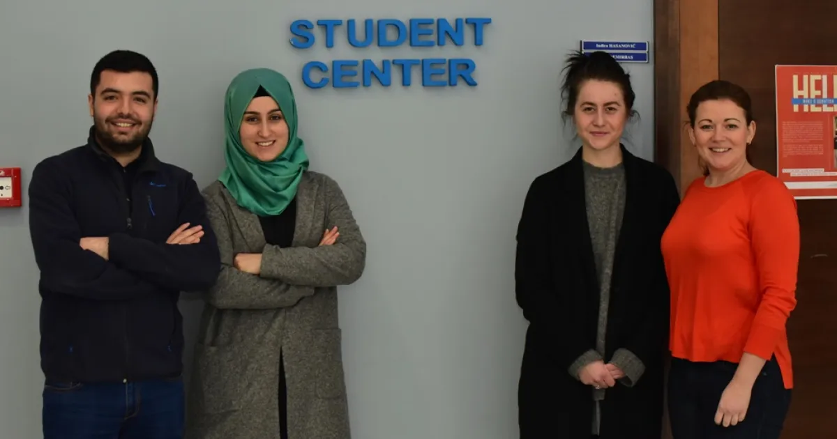 Students from France, USA, and Turkey Interns at IUS