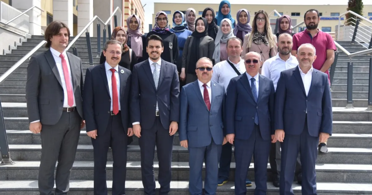 Turkish High Officials Abdullah Eren and Prof. Dr. Birol Akgün Visited IUS