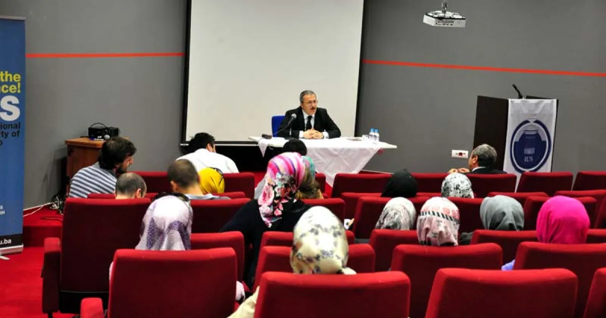 Prof. Dr. Mahmut Erol Kılıç holds conference on "Bosnian Contribution to the Spiritual Heritage of Islamic Civilization"