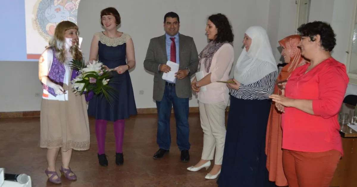 The ELIT masters students launched their book