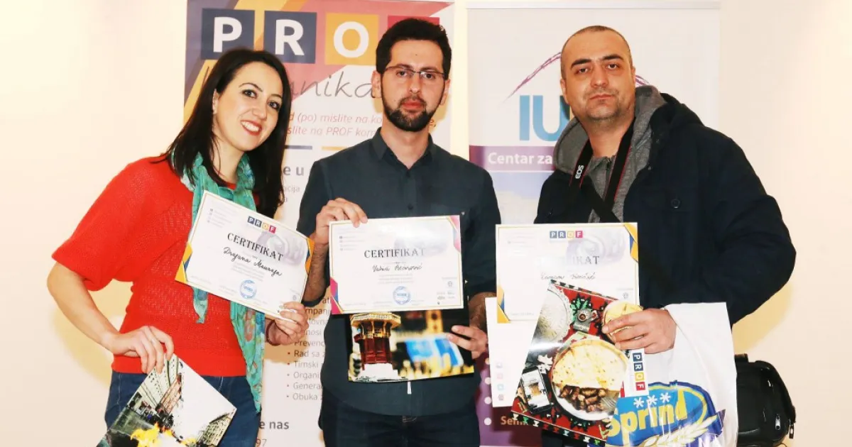 Vahid Bećirović Won First Prize in Weekend Photography Course at IUS 