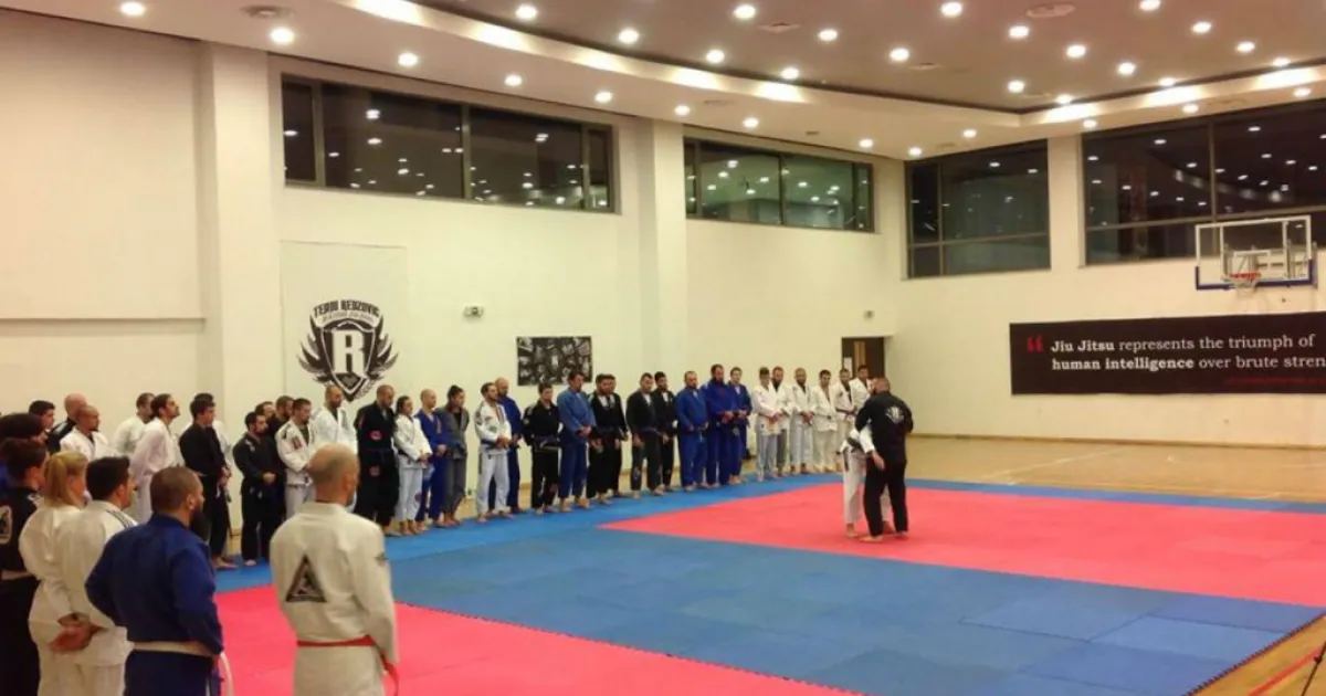 Adem Redžović and jiu-jitsu seminar held at IUS 