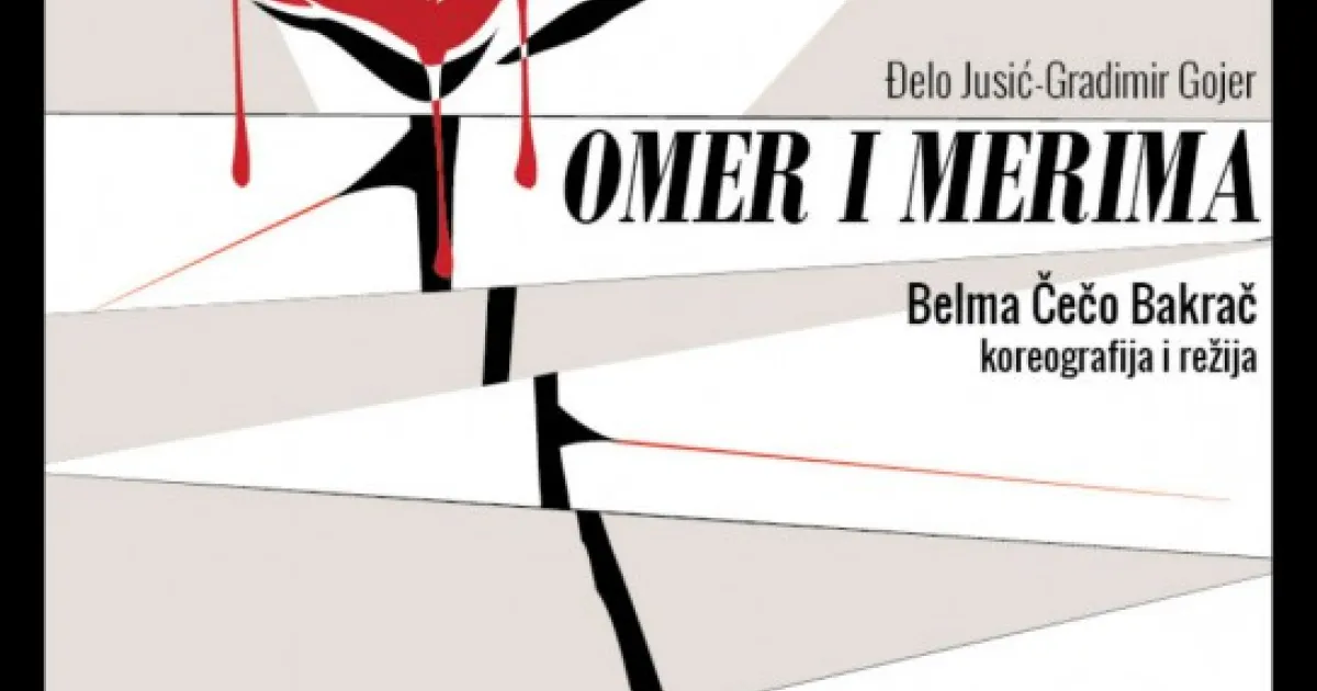 Mustafa Furkan Hizir author of the visual identity design for the ballet Omer and Merima