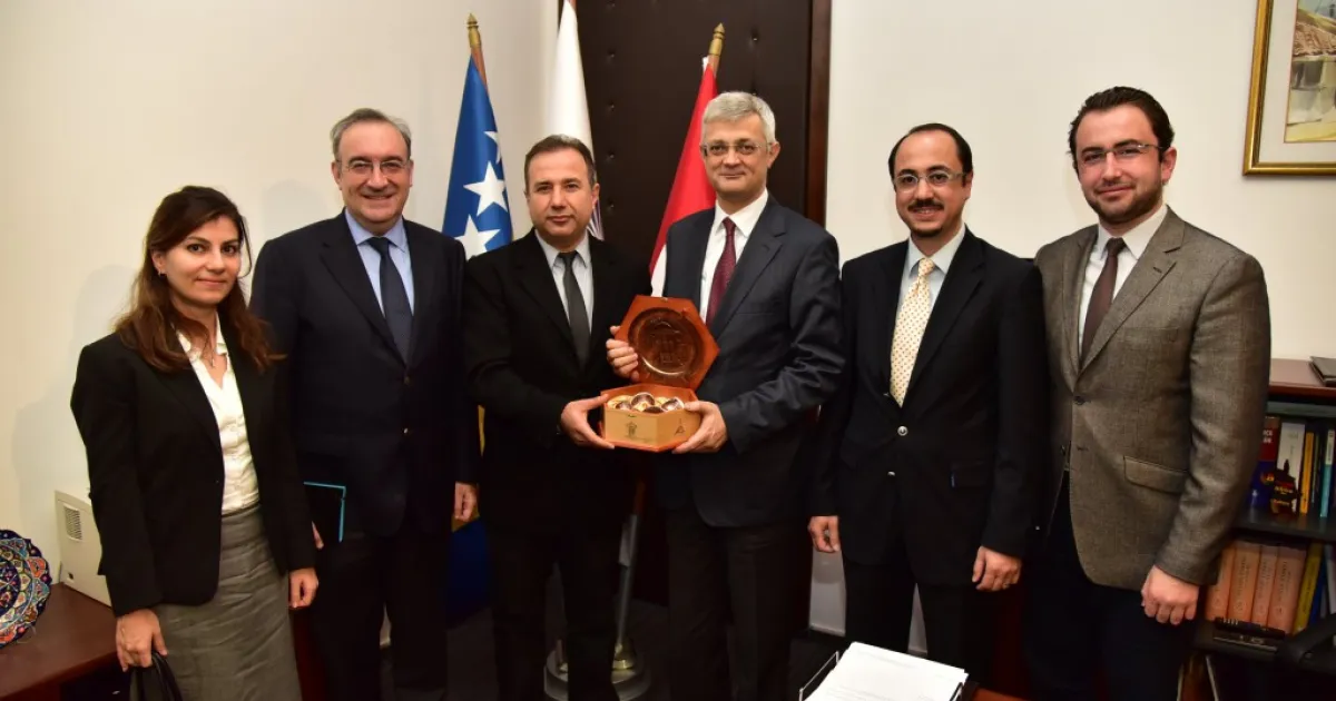 Ambassador of the Republic of Turkey H. E. Haldun Koç and Mr. Babür Hızlan visited IUS