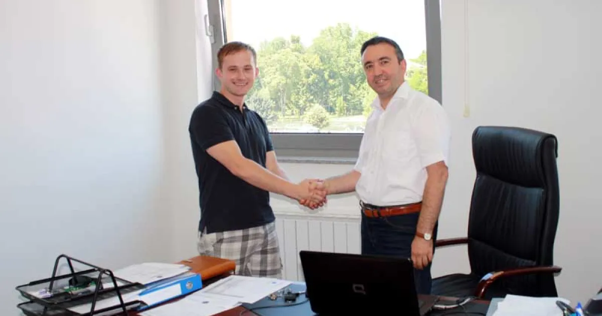 FENS graduating student Samir PRCANOVIC won DAAD scholarship in Germany