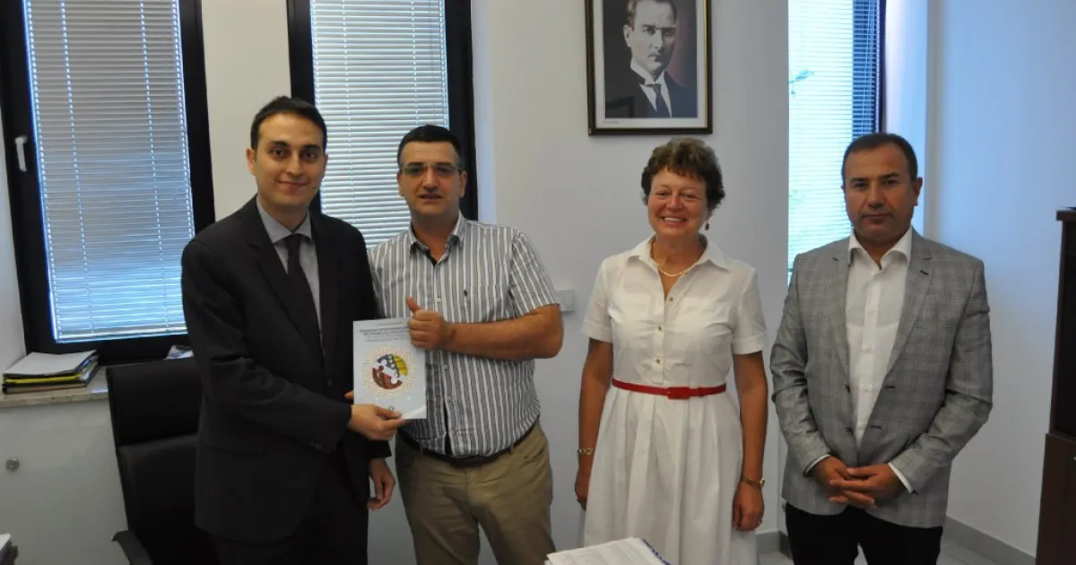 IUS staff in visit to Turkish Embassy and Trade Attaché Sedat Yildiz