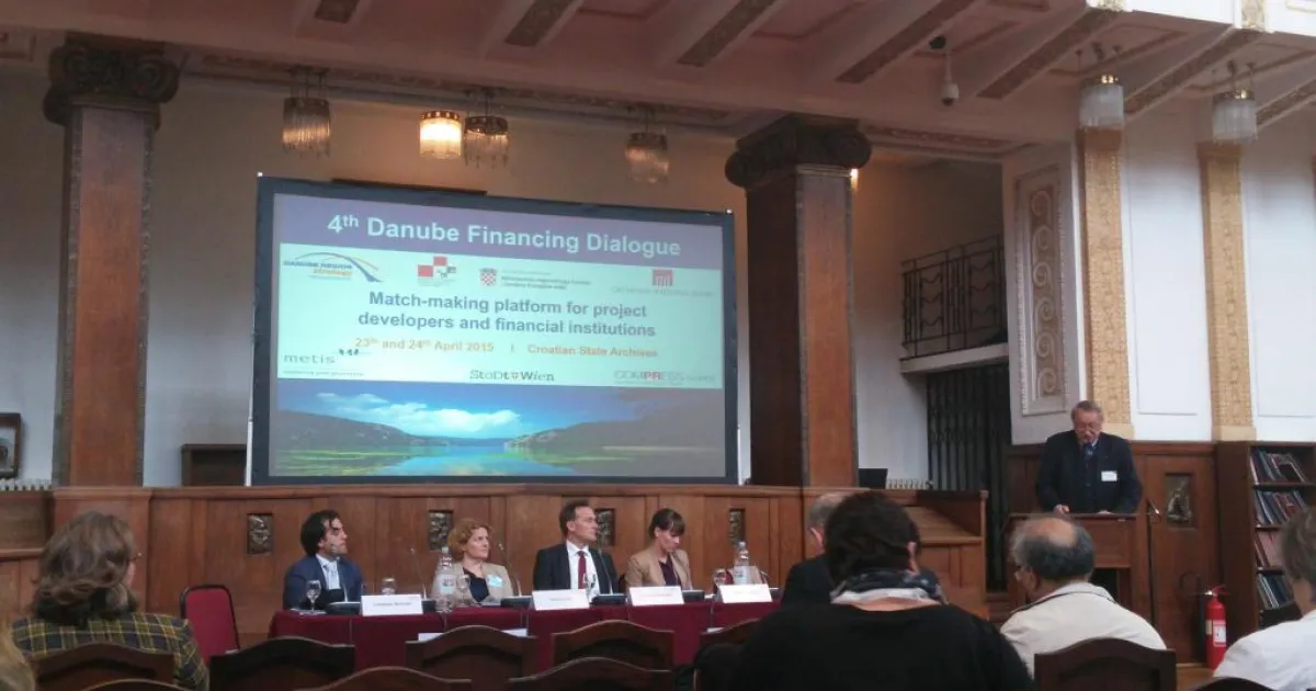 IUS Academicians Attend European Framework’s 4th Danube Financing Dialogue held in Zagreb