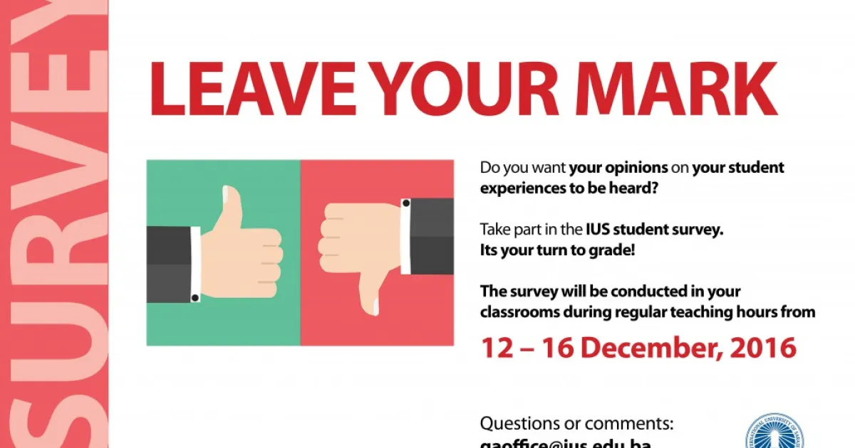 Record Student Turnout in IUS End-of-Semester Student Survey