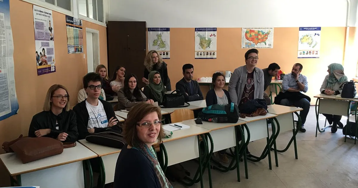 Representatives of ELIT program visited English Department of the University of Zenica