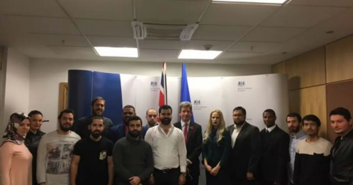 IR and SPS Students were welcomed by HE Edward Ferguson