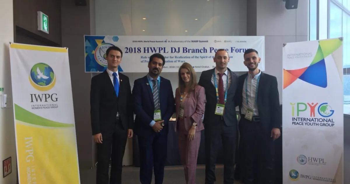 Ismail Ćidić participated in the WARP Peace Summit in South Korea