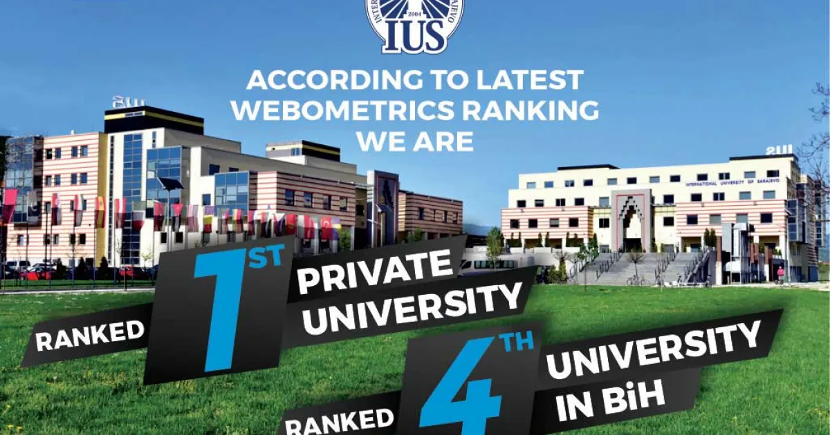 IUS: The Best Private University in BiH